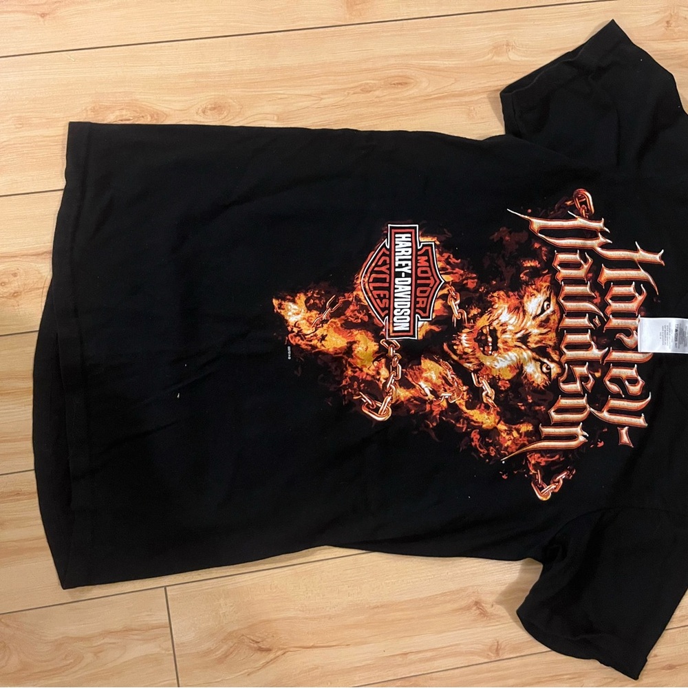 Harley-Davidson Black Graphic T-Shirt for Men